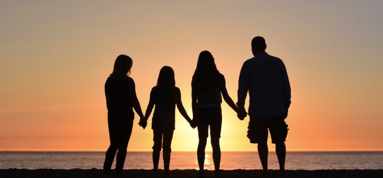 family holding hands